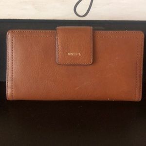 Fossil leather wallet